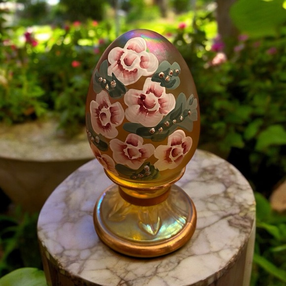 Fenton Art Glass Egg MINT condition - Picture 2 of 14